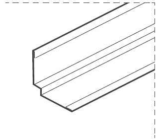 CORNIÈRE DOUBLE 24x10x0,5